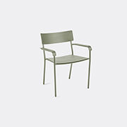 serax 'august' chair with armrests, light green