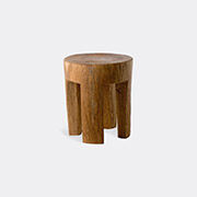 polspotten 'round four square legs' stool