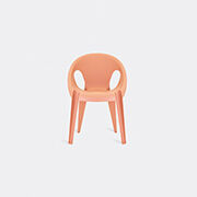 magis 'bell' chair, orange, set of four