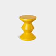 polspotten 'zig zag' stool, yellow