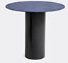 cappellini 'mush' table, high, blue