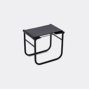 Cassina '9 Tabouret', Stool With Leather Seat