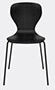 Viccarbe 'ears' Chair, Metal Legs, Black