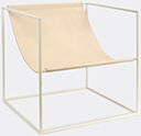 Valerie_objects 'solo' Seat, White And Leather