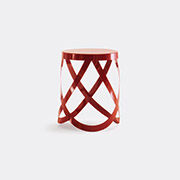 Cappellini 'ribbon' Stool, Low, Red