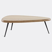 Cassina 'mexique' Low Table, Natural Oak