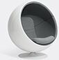 Eero Aarnio Originals 'ball Chair', Grey Tonus