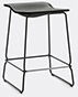 Viccarbe 'last Minute' Stool, Medium, Black