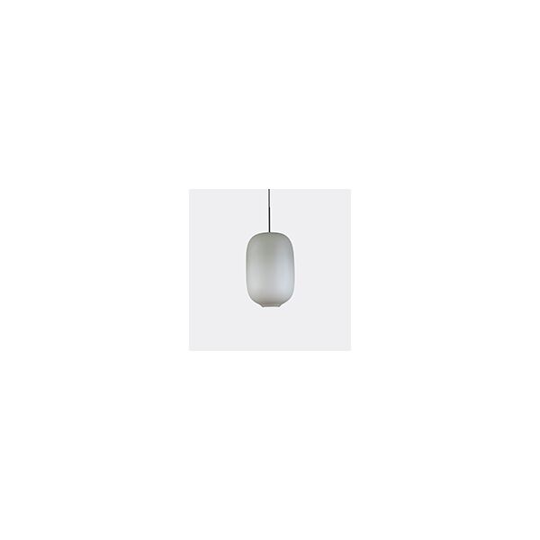 cappellini 'arya' hanging lamp, large, grey, uk plug