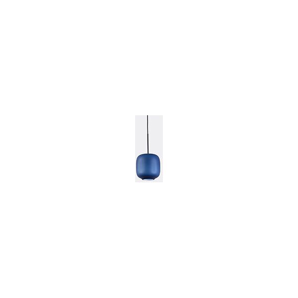 cappellini 'arya' hanging lamp, small, blue, uk plug