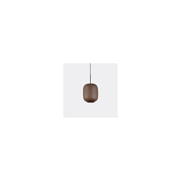 cappellini 'arya' hanging lamp, medium, brown, eu plug