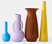 polspotten 'roman' vase, set of four, morning