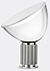 flos 'taccia small' table lamp, silver