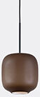 Cappellini 'arya' Hanging Lamp, Small, Brown, Us Plug