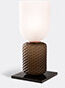 Cassina 'ficupala' Table Lamp, Black And Pink, Us Plug