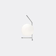 Flos 'ic Lights Table 1 Low' Table Lamp, Chrome, Uk Plug