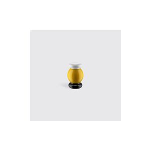 alessi '100 values collection' salt, pepper and spice grinder, short, yellow
