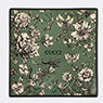 gucci 'flora sketch' tray, green and ivory