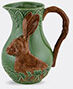 bordallo pinheiro 'bosque' hare pitcher