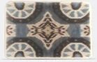 Les-Ottomans 'ikat' Glass Tray, Blue