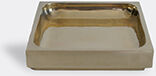 Michael Verheyden Small Square Tray, Brass