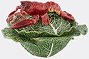 Bordallo Pinheiro 'cabbage With Lobsters' Tureen, 2l