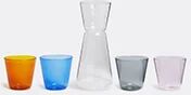 Ichendorf Milano 'high Rise' Clear Jug And Four Tumblers Set