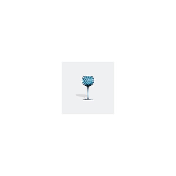 nasonmoretti 'gigolo' red wine glass, balloton avio blue