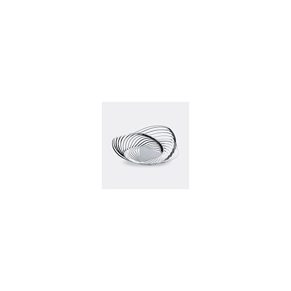 alessi 'trinity' fruit bowl, silver