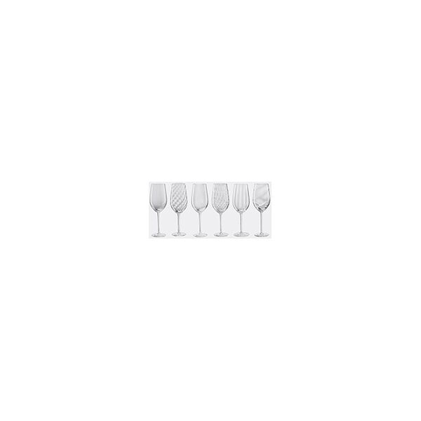 nasonmoretti 'tolomeo' water glass, set of six