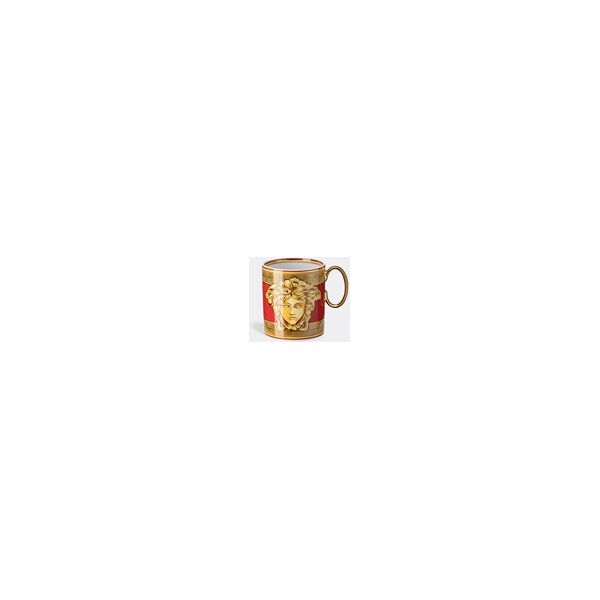 rosenthal 'medusa amplified' mug, golden coin