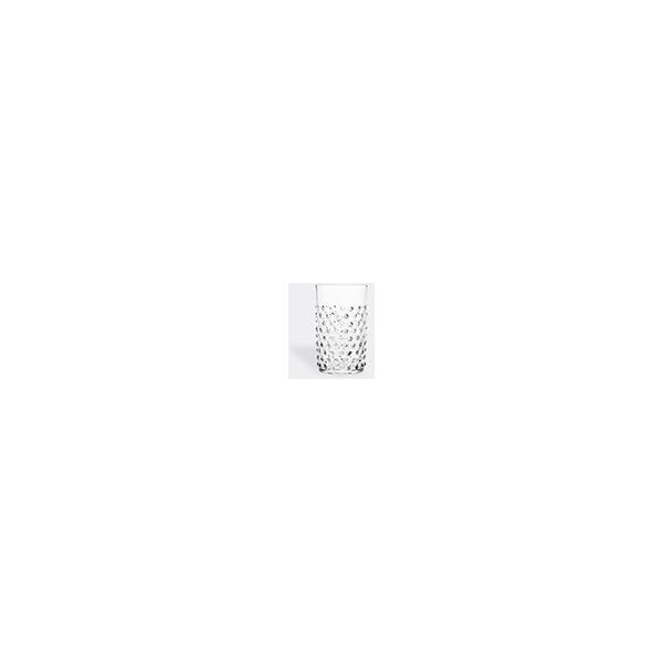 klimchi 'hobnail' tumblers, set of six, clear