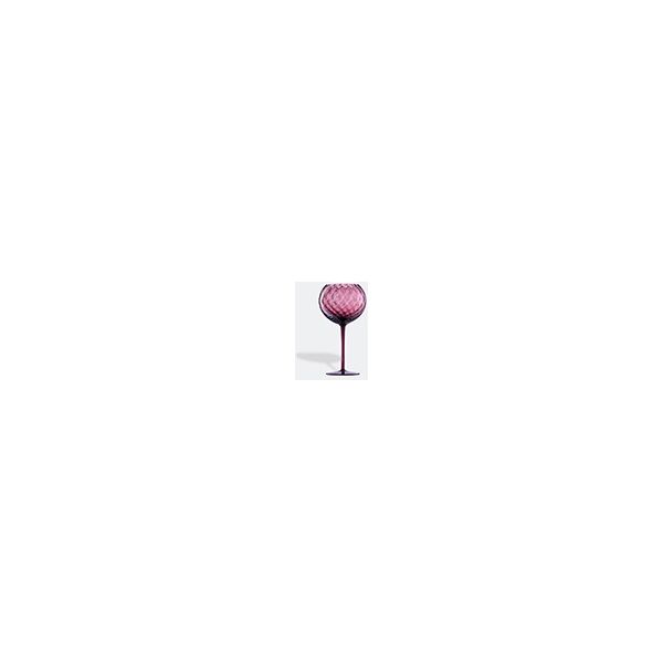 nasonmoretti 'gigolo' red wine glass, balloton violet