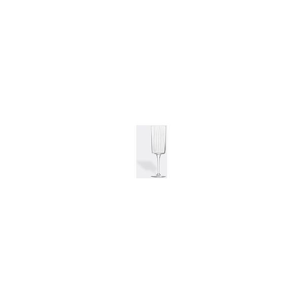 lsa international 'gio line' champagne flute, set of four, clear