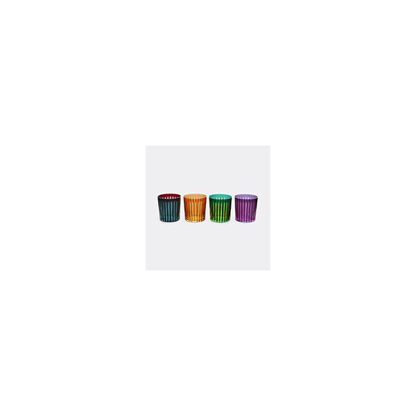 l'objet 'prism' cocktail glass, set of four, multicolor