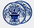 dolce&gabbana casa 'blu mediterraneo' dinner plate, set of two