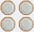 les-ottomans 'bamboo' dessert plate, set of four