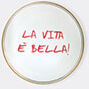 bitossi home 'la vita È bella' bread plate, set of six