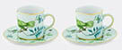 aquazzura casa 'secret garden' coffee cup and saucer, set of two