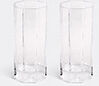 rosenthal 'medusa lumiere' long glasses, set of two