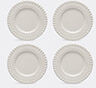 bordallo pinheiro ‘fantasia’ dessert plate, set of four, ivory