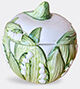 les-ottomans 'lily of the valley' sugar pot