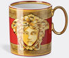 rosenthal 'medusa amplified' mug, golden coin