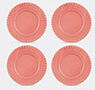 bordallo pinheiro ‘fantasia’ dessert plate, set of four, pink