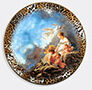 roberto cavalli home 'wild leda' charger plate