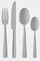 dolce&gabbana casa inox flatware, set of four, silver