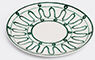 themis z 'kyma' dessert plate, green