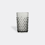 klimchi 'hobnail' tumblers, set of six, smoke grey