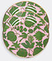 la doublej 'wildbird' dessert plates, set of two, pink