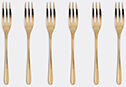 sambonet 'taste' cake fork set, six pieces